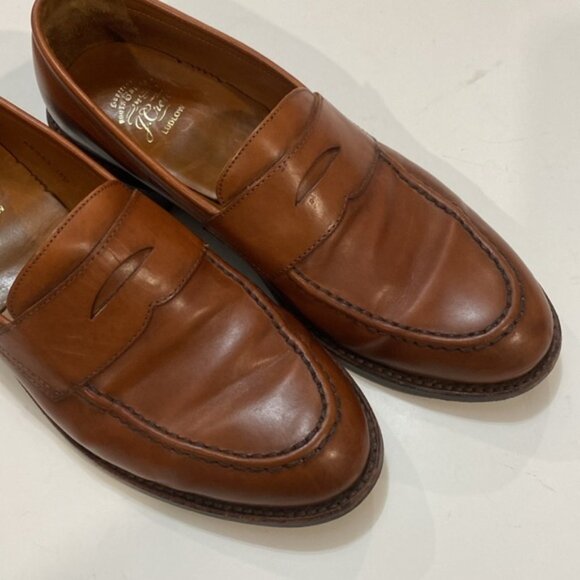 J. Crew Ludlow Tan Leather Loafers Men’s Shoes Size 10 main image 11